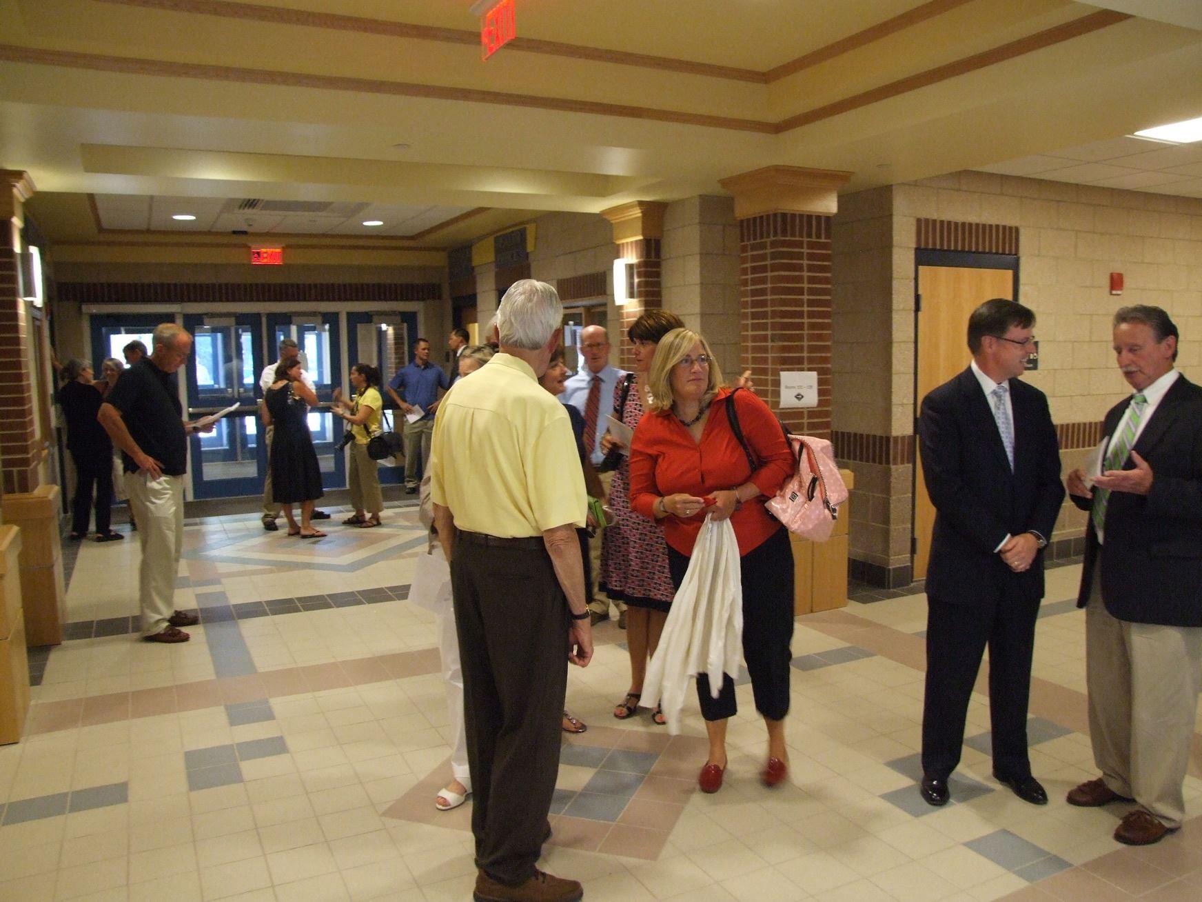 Attendees Inside East School 3